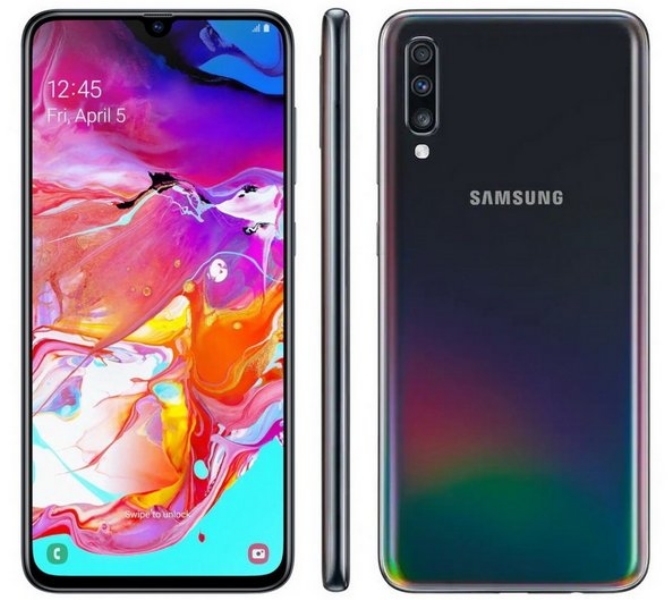 Samsung Galaxy A70 A705FN 6/128GB Fekete (B) 