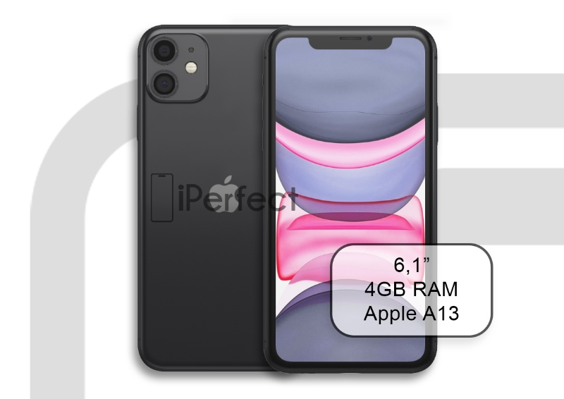 Apple iPhone 11 256GB Fekete (AB)