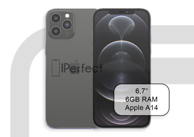 Apple iPhone 12 Pro Max 128GB Grafit (A)