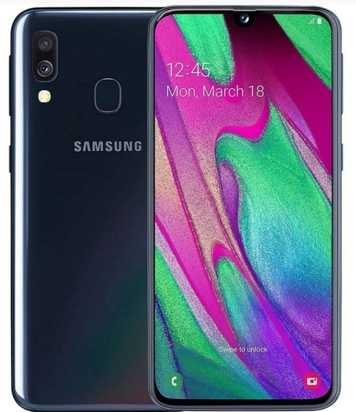 Samsung Galaxy A40 A405 Dual 4/64GB Fekete (AB)