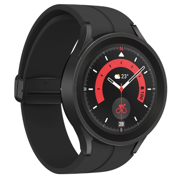 Samsung Galaxy R925 Galaxy Watch5 Pro 45mm LTE Titanium Black (A+) (Használt Artisjus - Kártyafüggetlen)