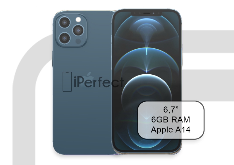 Apple iPhone 12 Pro Max 128GB Kék (AB)