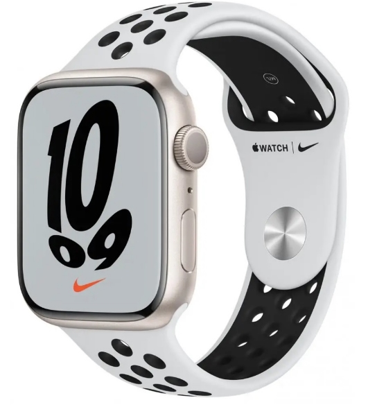 Apple Watch S7 45MM Starlight Alu. Nike GPS (A)