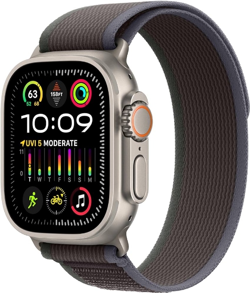 Apple Watch Ultra 2 49mm Titanium Blue/Black Trail Loop M/L
