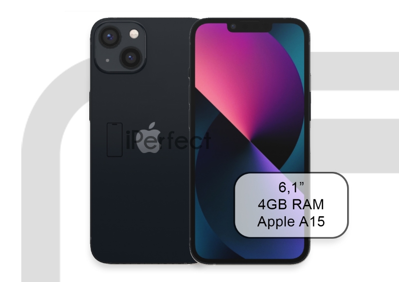 Apple IPhone 13 256GB Éjfekete (AB)