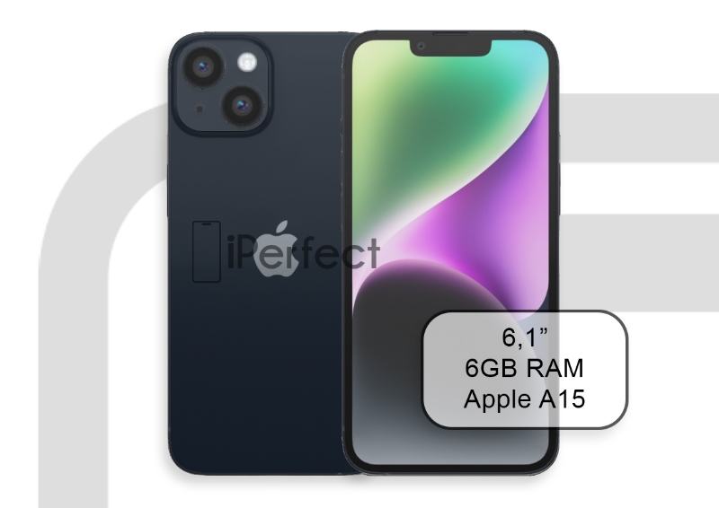 Apple iPhone 14 128GB Éjfekete (A)