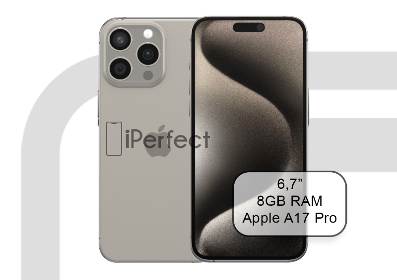 Apple iPhone 15 Pro Max 256GB Natural Titanium (A)