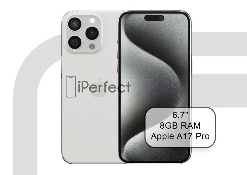 Apple IPhone 15 Pro Max 256GB White Titanium (A)