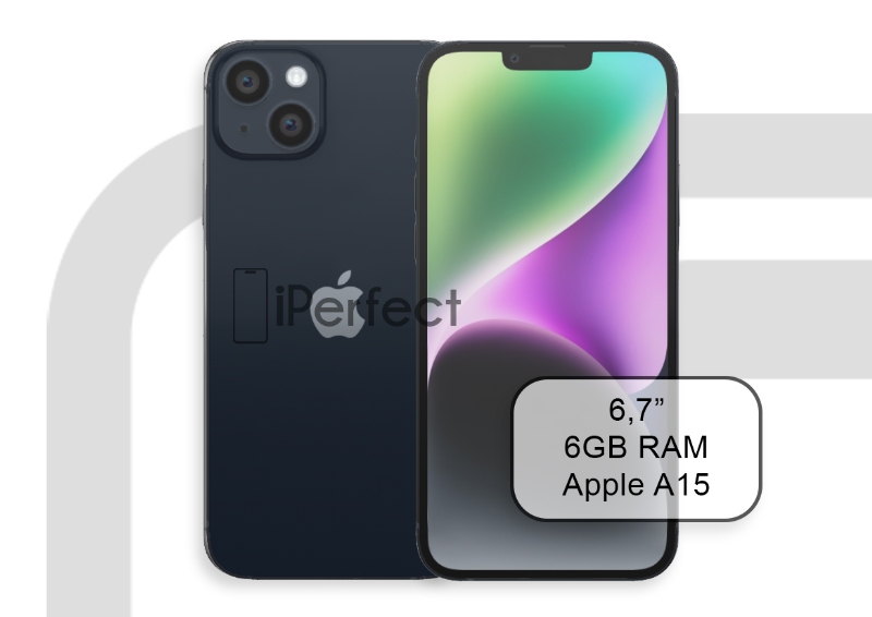 Apple iPhone 14 Plus 128GB Éjfekete (AB)