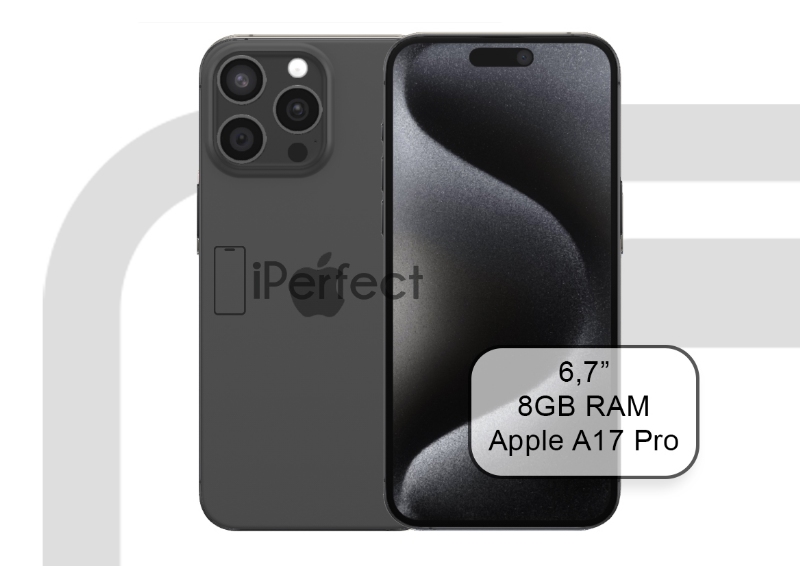 Apple IPhone 15 Pro Max 512GB Black Titanium (A)