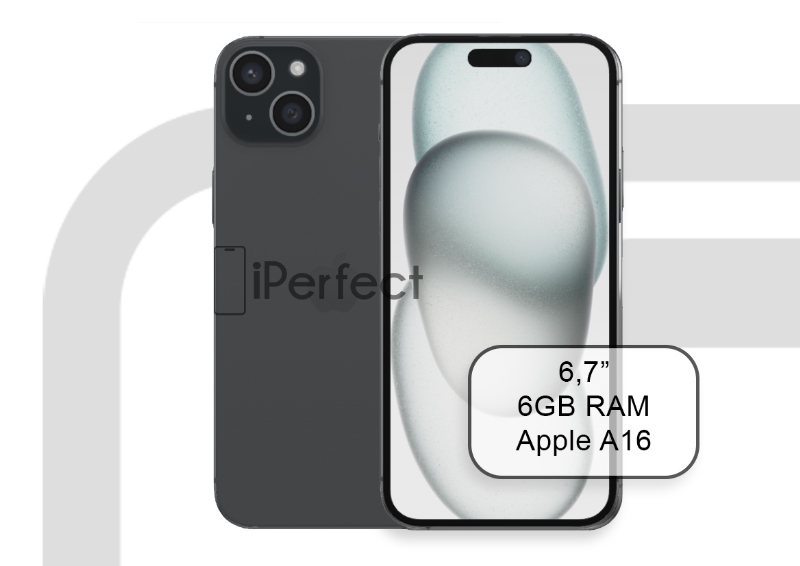 Apple iPhone 15 128GB Fekete (A)