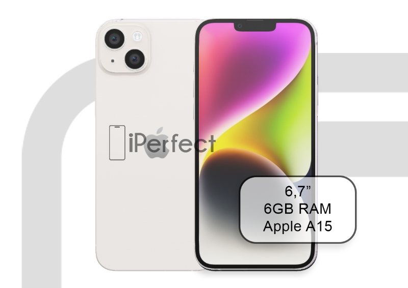 Apple iPhone 14 Plus 128GB Csillagfény (A)